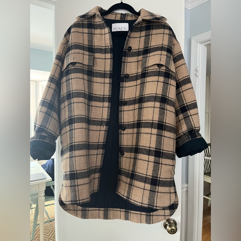 Raey Oversized Checked Shacket